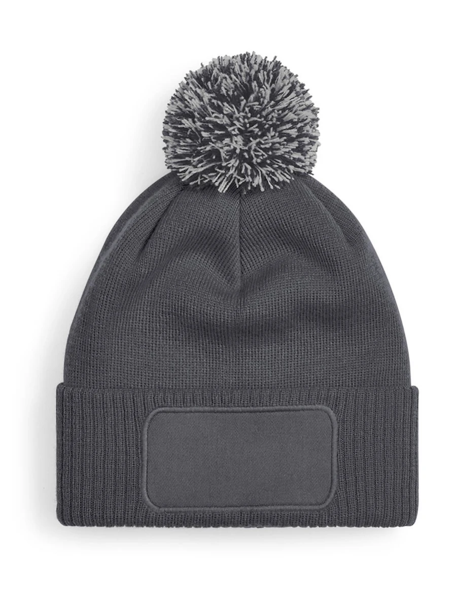 Czapka Snowstar z naszywką B443 Graphite Grey/Light grey
