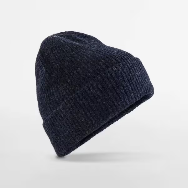 Czapka Wool Blend Beanie B388 Navy Marl