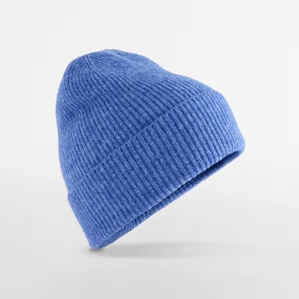 Czapka Wool Blend Beanie B388 Blue Marl