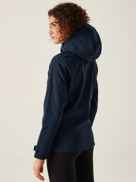 Damski Softshell z Kapturem 3 Warstwowy Venturer TRA702