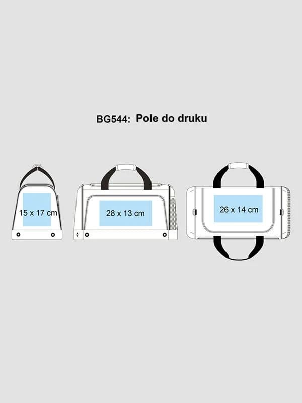 Torba sportowa Bagbase BG544 - pole do znakowania