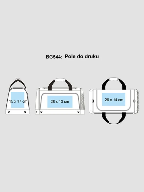 Torba sportowa Bagbase BG544 - pole do znakowania