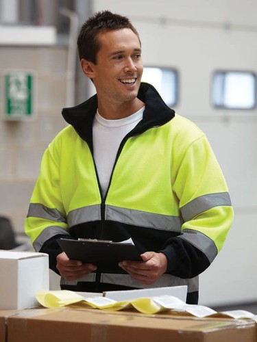 Kurtka robocza z polaru Yoko Hi-Vis HVK10B