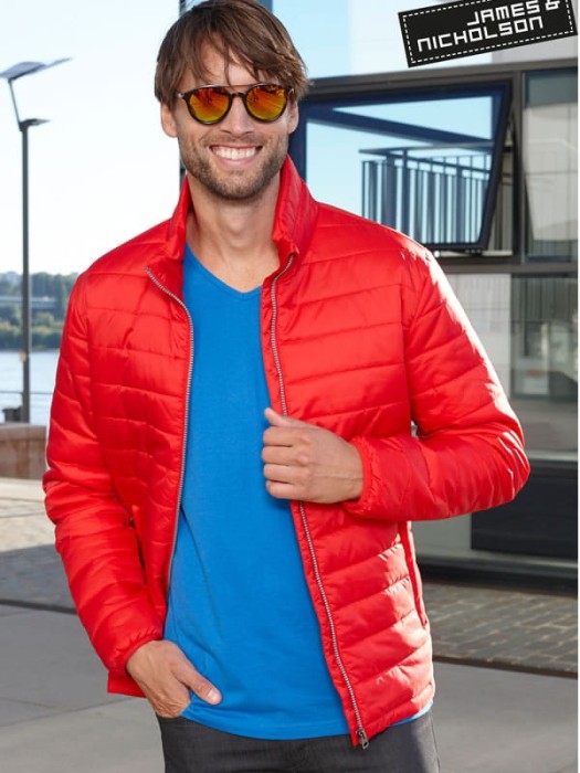 Męska kurtka James Nicholson Men`s Padded Jacket JN1120
