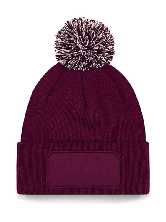 Burgundy/Off White