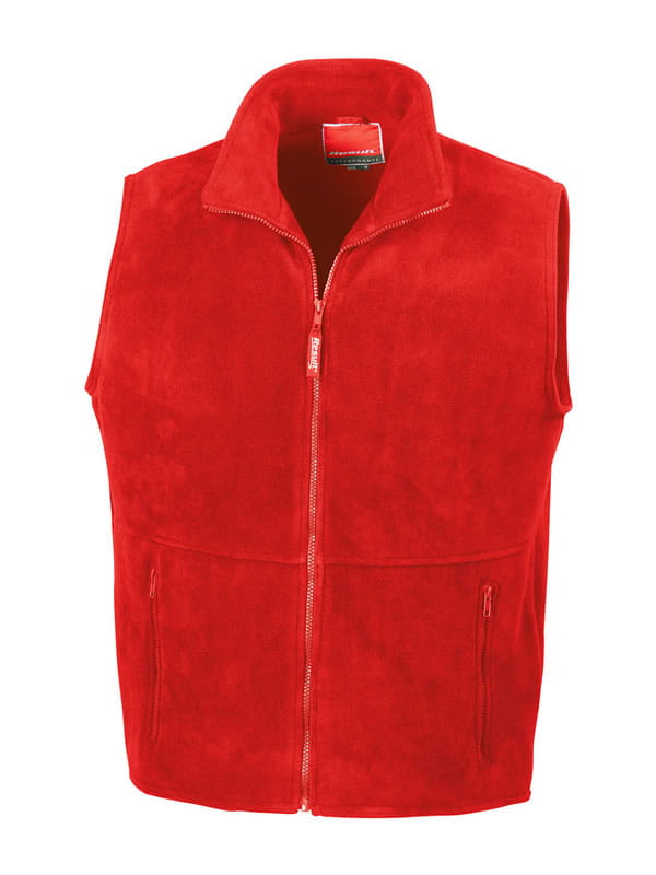 Bezrękawnik polarowy Unisex Result R037X Red