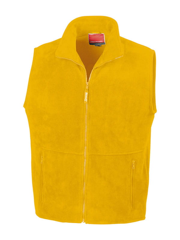 Bezrękawnik polarowy Unisex Result R037X Yellow