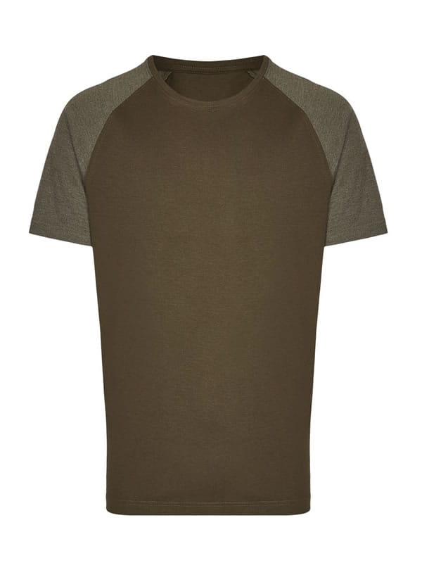 Męska koszulka My Mate MY110 Olive/Heather Olive