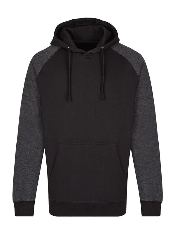 Męska bluza Hoody my mate MY610 Black/Heather Black
