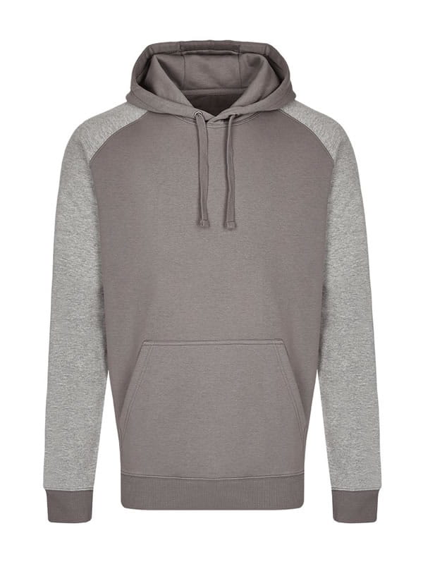 Męska bluza Hoody my mate MY610 Grey Solid/Heather Grey
