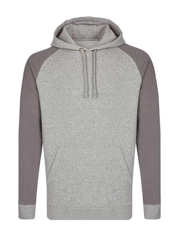 Męska bluza Hoody my mate MY610 Heather Grey/Grey Solid