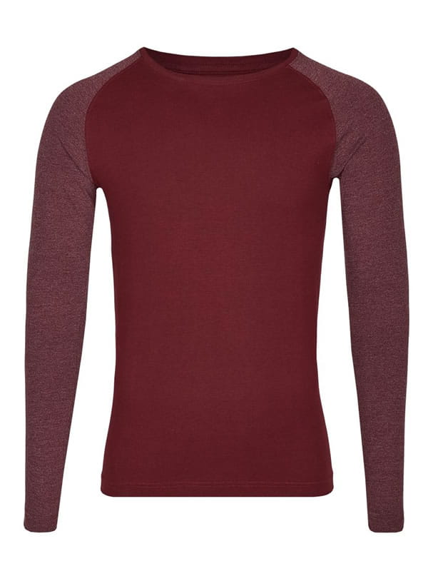 Burgundy/Heather Burgundy