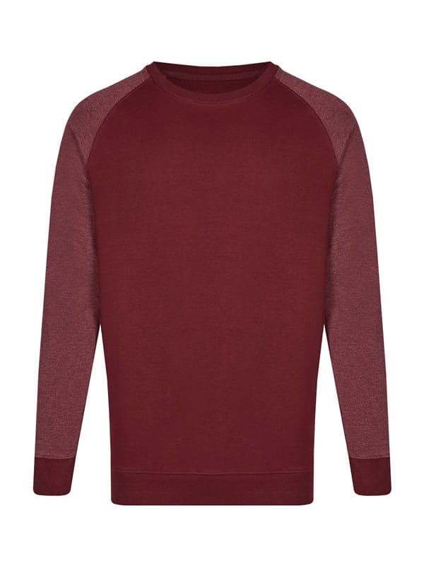 Burgundy/Heather Burgundy