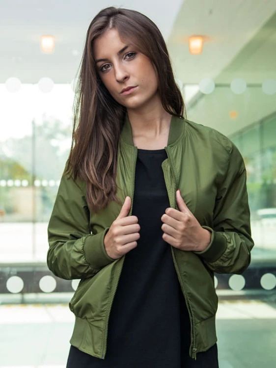 Damska kurtka bomberka Build Your Brand BY044