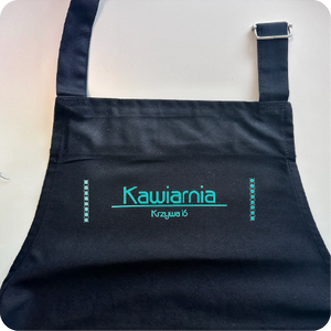 Fartuch gastronomiczny z nadrukiem