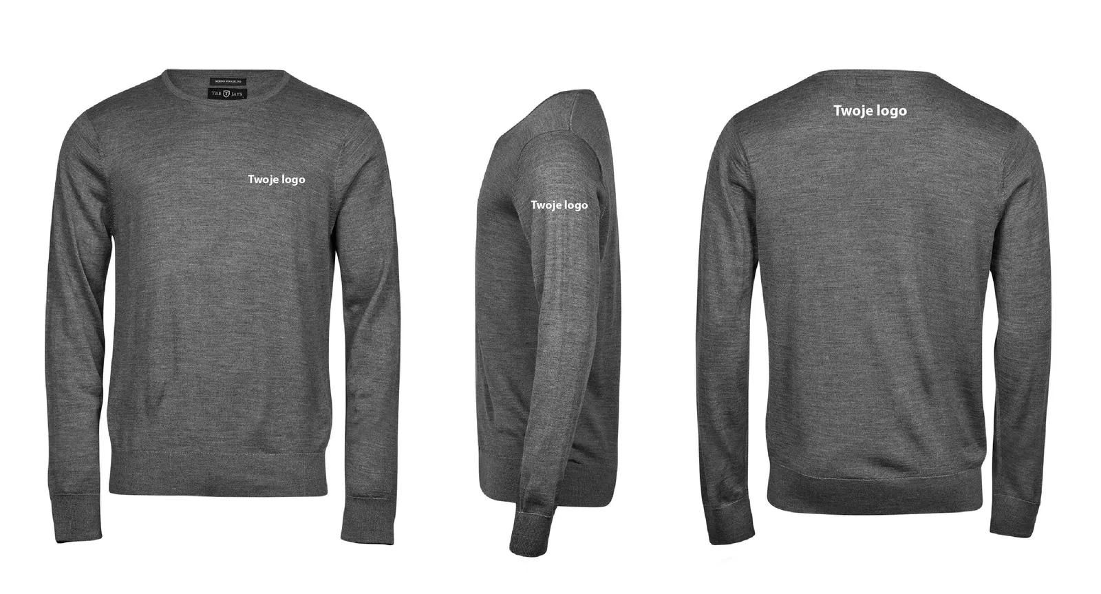 Sweter Tee Jays z haftem
