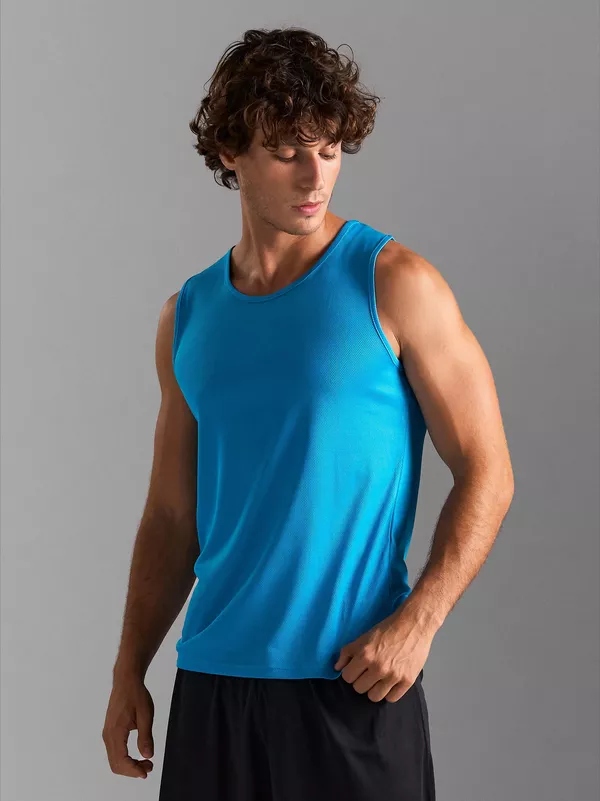 Męski Top sportowy z siateczki Sol's